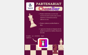 Partenariat avec Chessbar