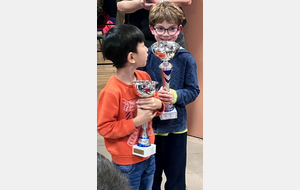 Arthur et Duc Viet champion et vice-champion en U8
