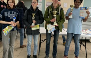 Benoit 3è , Suzanne championne en U18