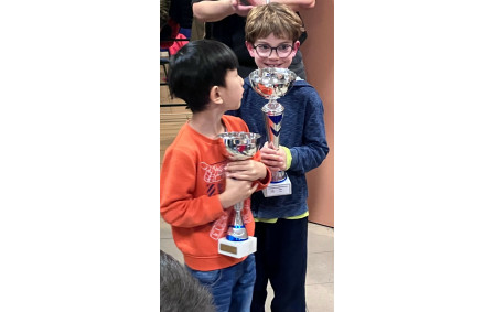 Arthur et Duc Viet champion et vice-champion en U8
